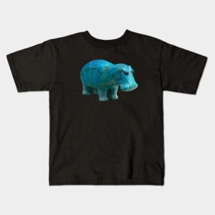 William the Hippo-  Ancient Egyptian figurine Kids T-Shirt